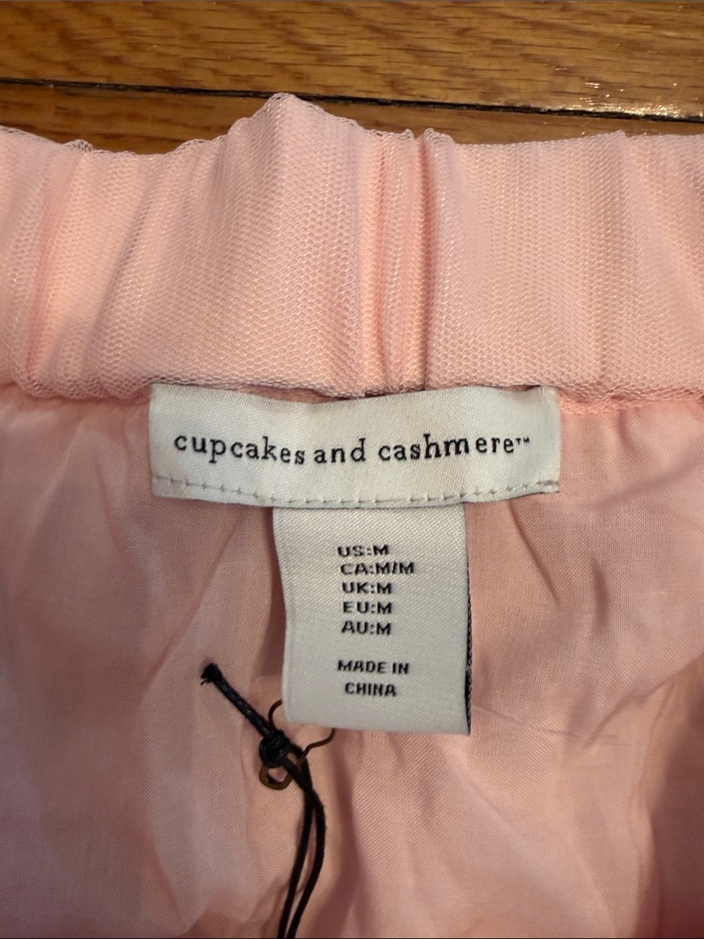cupcakes & cashmere Pale Pink Layered Tulle Skirt balletcore medium NWT ballet - Picture 2 of 4